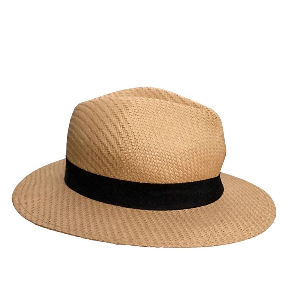 Pugs Woven Fedora Unisex Hat 100% Paper Black Band
